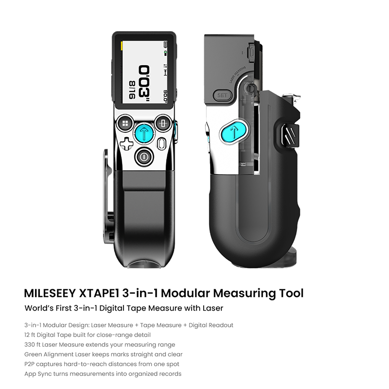 XTAPE1 Digital Tape Measure with Laser