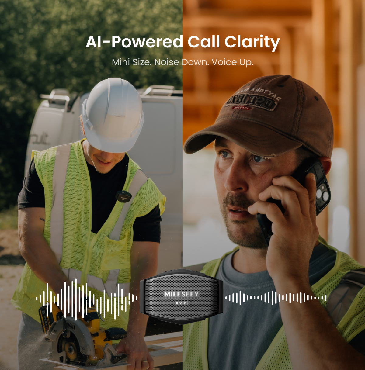 MILESEEY GripSound Xmini  AI-Powered Ultra-Light Wearable Bluetooth Speaker