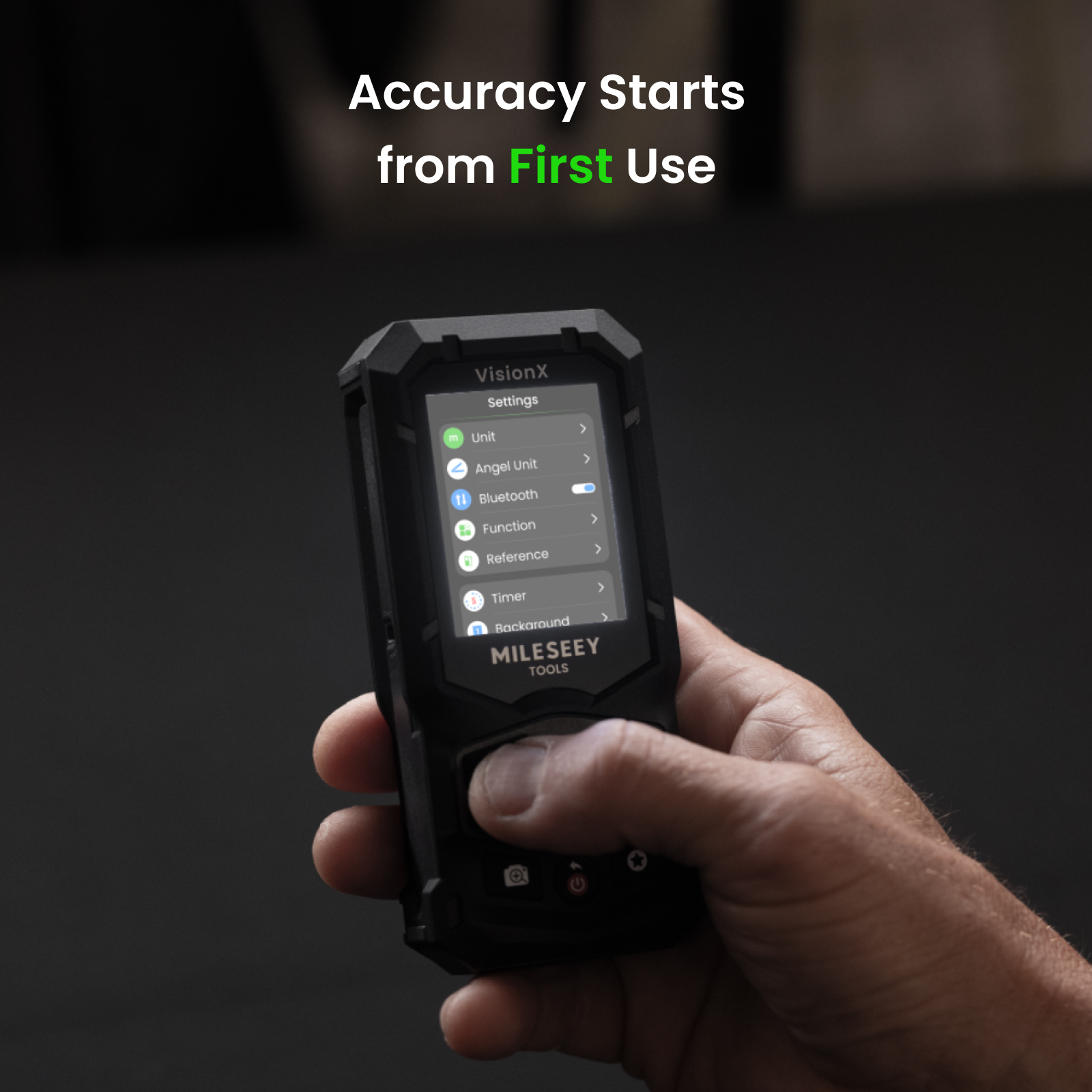 MILESEEY S50C Green Laser Measure with Camera – Mileseey Tools
