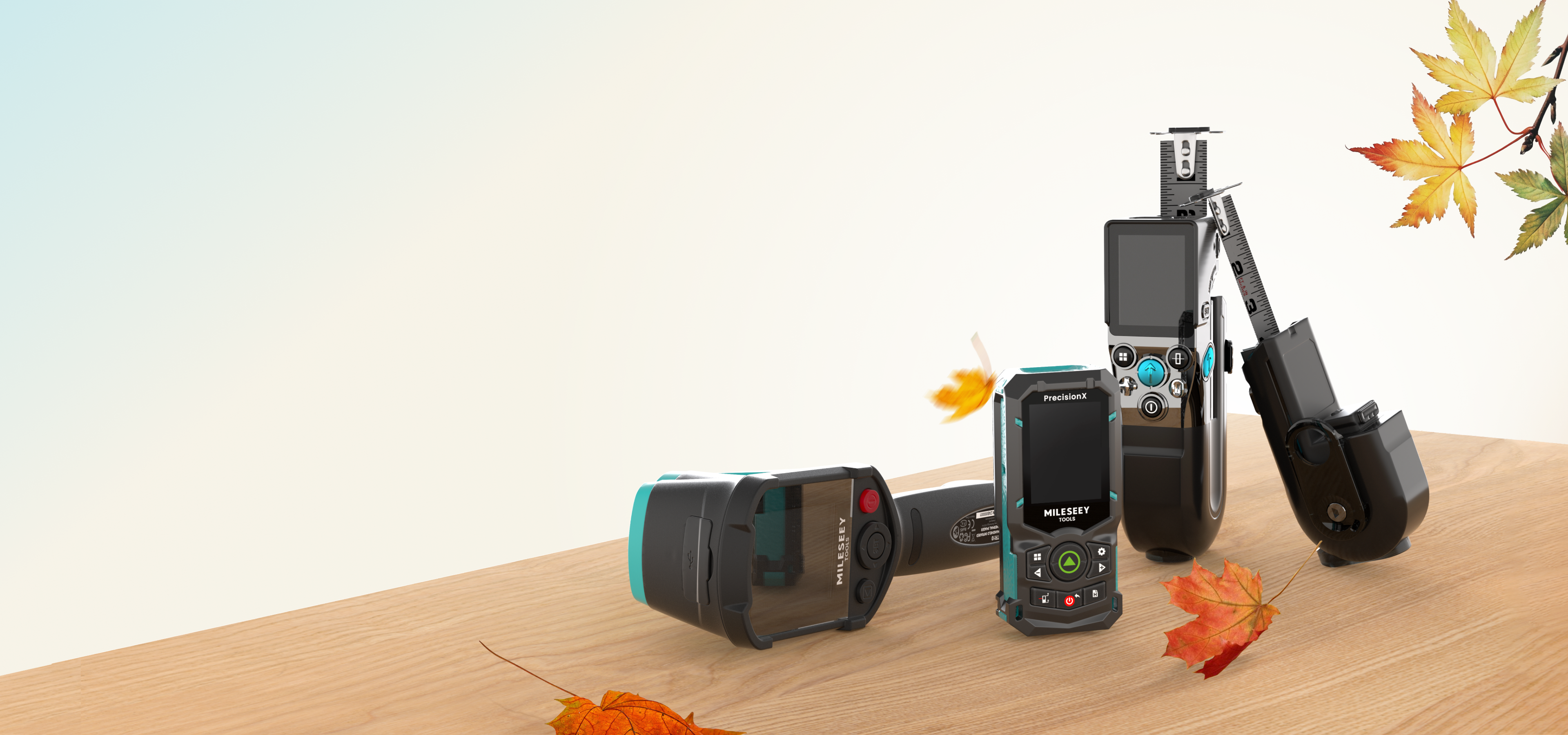 MILESEEY Fall Sale featuring laser distance meters and professional measuring tools