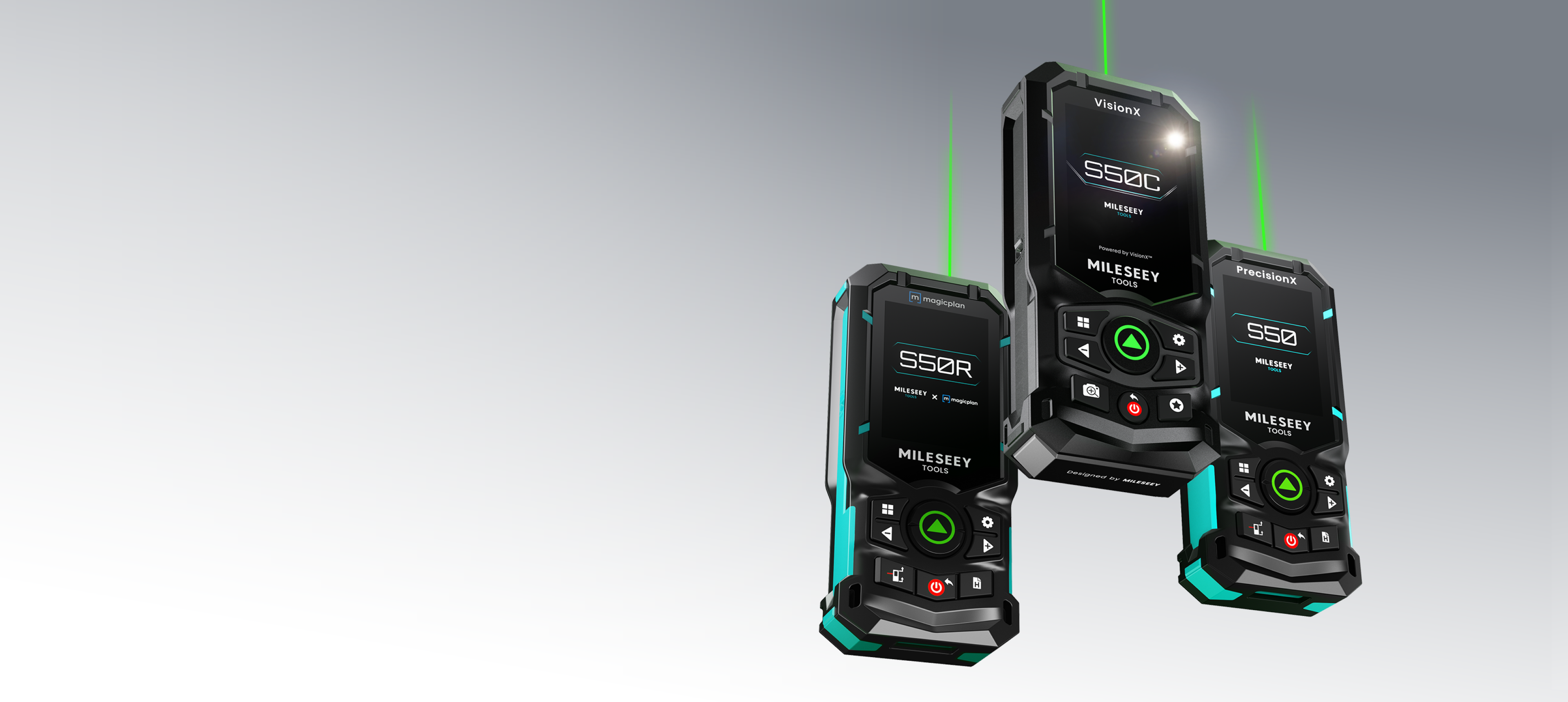 MILESEEY Green Revolution Series green-beam laser distance measures