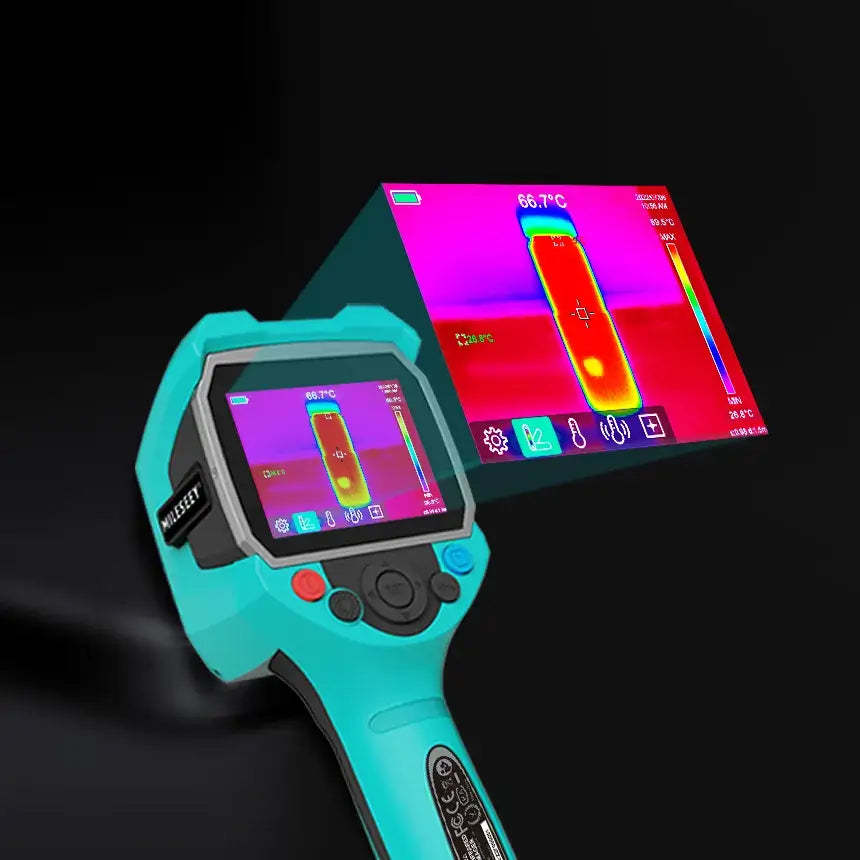 Mileseey TR256 Infrared Thermal Imaging Camera Display