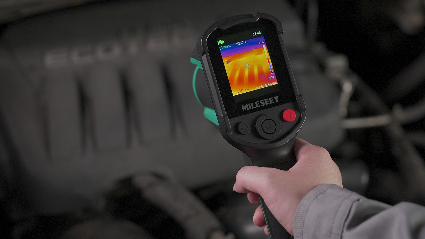 MILESEEY TR10 thermal imager inspecting equipment for heat variations